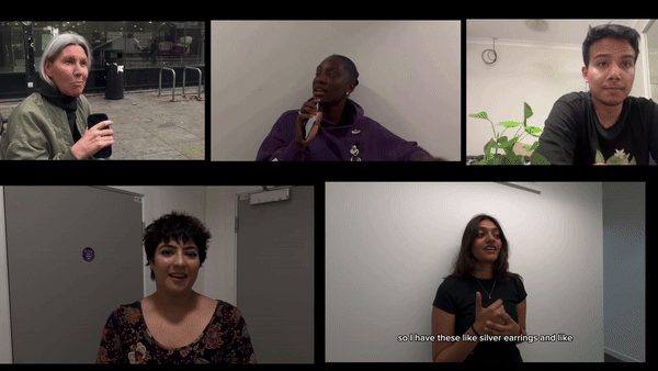 Video interviews — participants sharing emotional attachments to objects