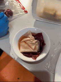 Fabric dyeing with unconventional materials