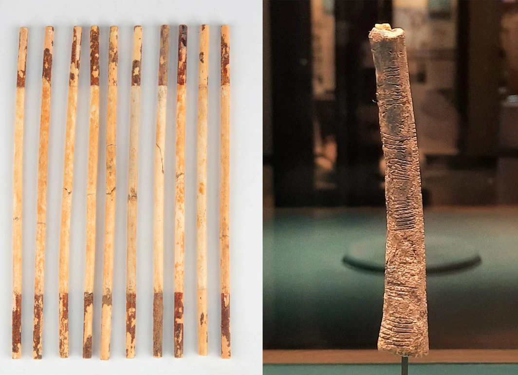 Ishango Bone and counting rods