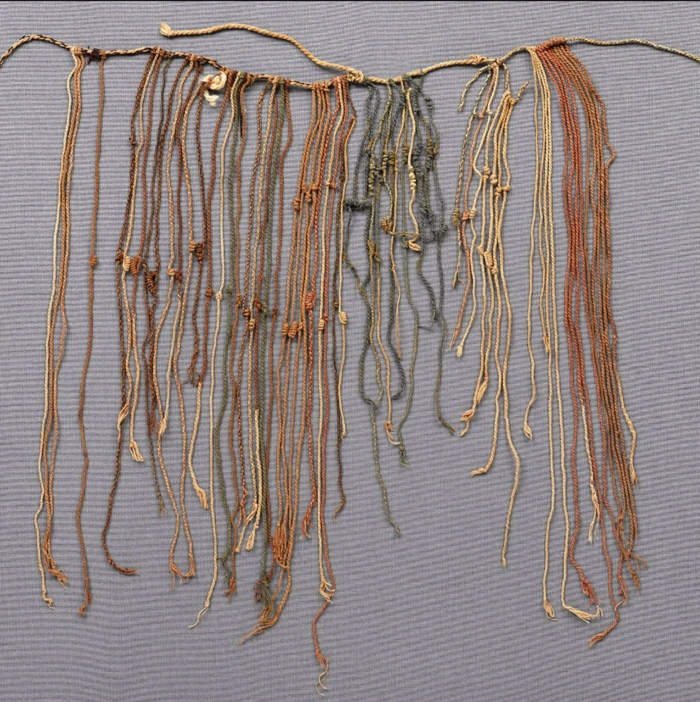 Quipu — knotted string data system