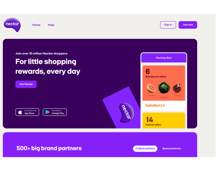 Sainsbury's Nectar loyalty programme
